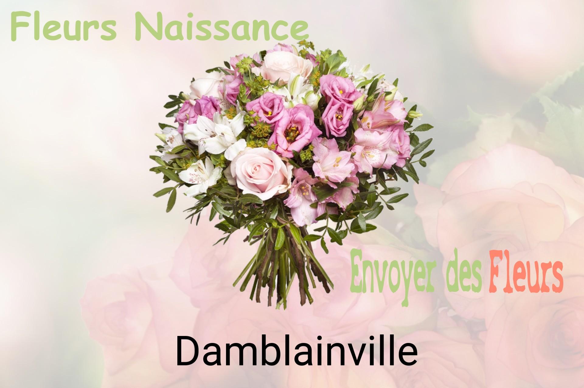 Bouquet de fleurs de naissance livré à Damblainville